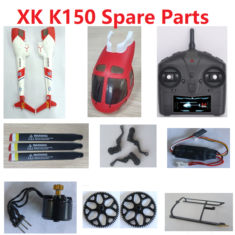 Rc Helicopter Coaxial - Ricambi per Elicottero RC Wltoys XK