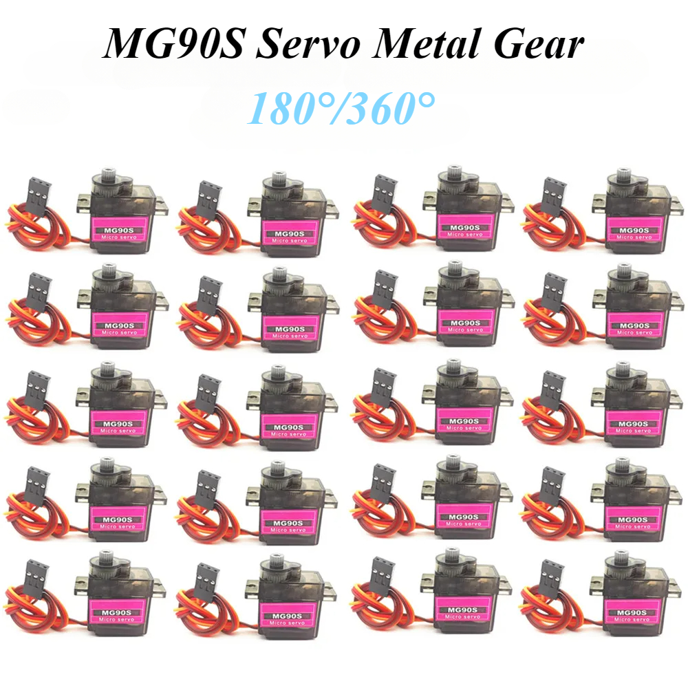 Rc Helicopter Servo - 2/4/10/20/50 Pz MG90S Servo All Metal