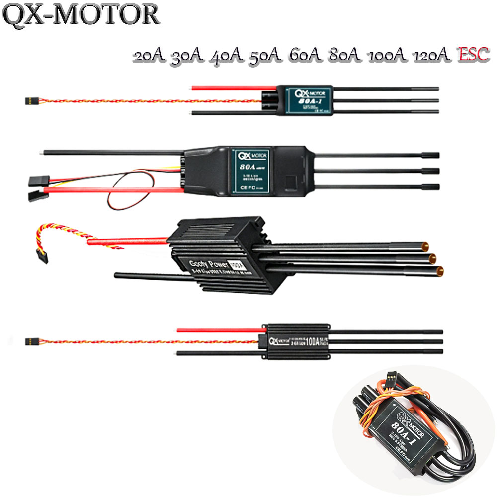 Rc Helicopter Parts - Regolatore di velocità ESC brushless 20A-120A