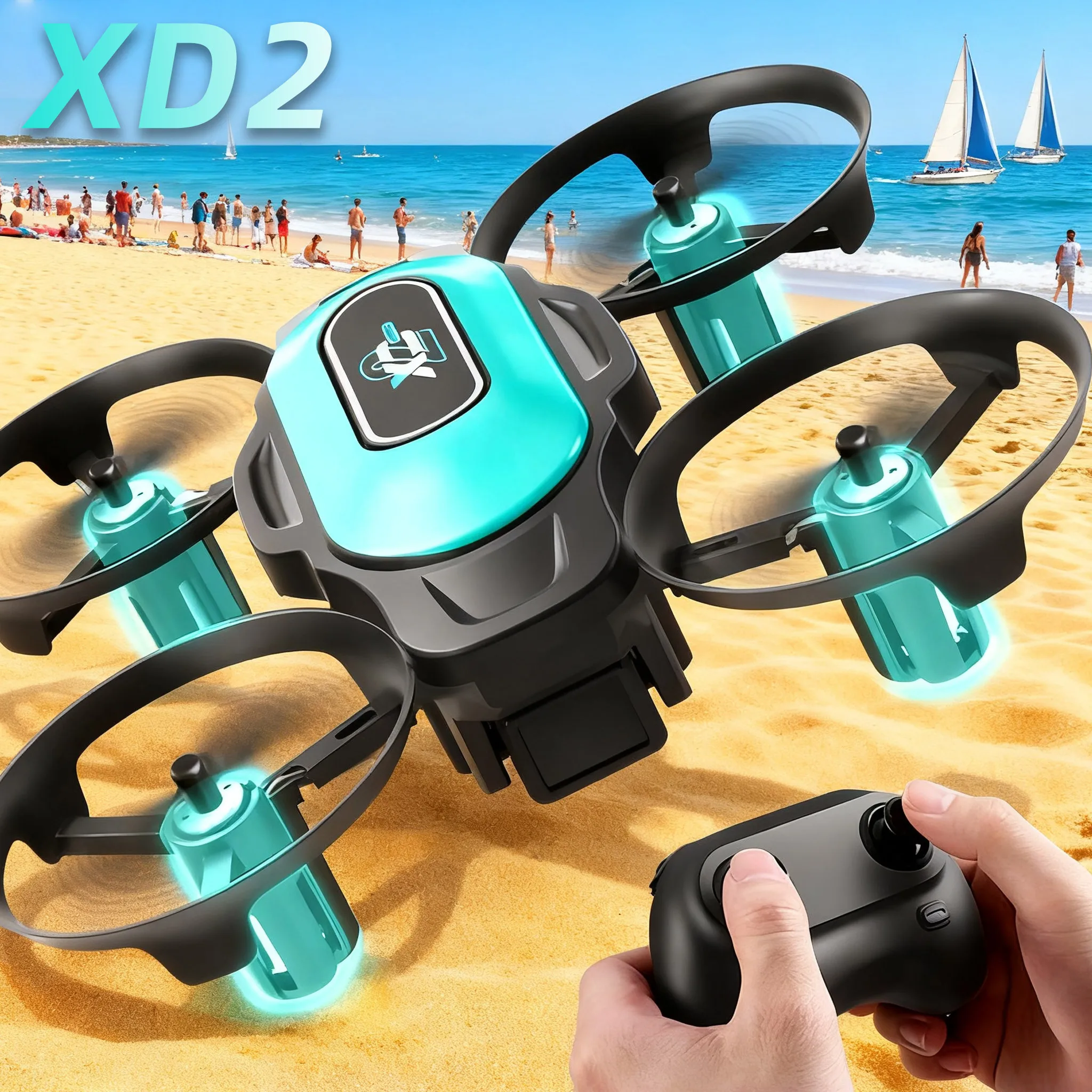 Rc Helicopter Case - Mini Drone XD2, 360 ° Acrobazie