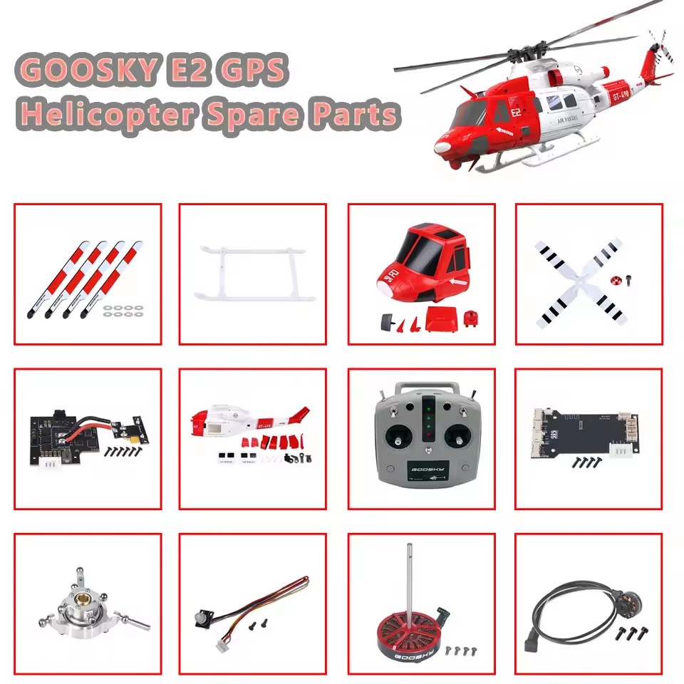 Rc Helicopter Bag - GOOSKY E2 GPS UH-1Y Pezzi di