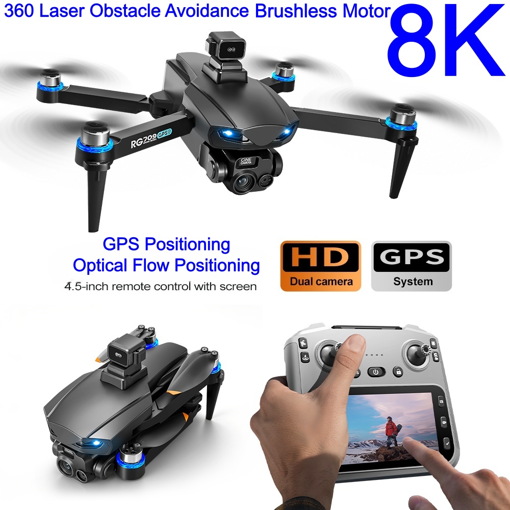 Rc Helicopter Electric - NUOVO Drone 8K Con Telecamera HD