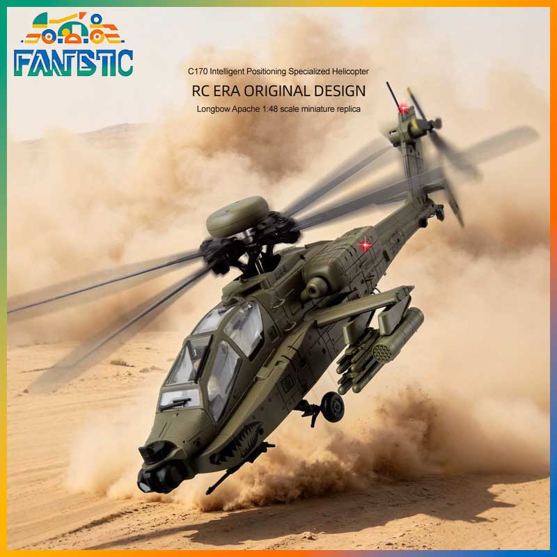 Rc Helicopter Single Rotor - Elicottero RC Era C170 Ah 64d