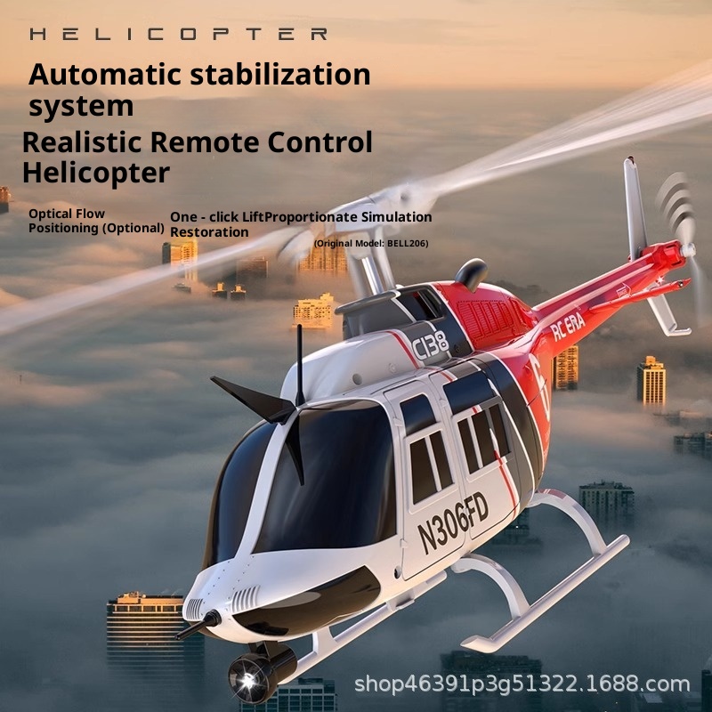 Rc Helicopter Single Rotor - Elicottero Telecomandato RC ERA C138 Bell