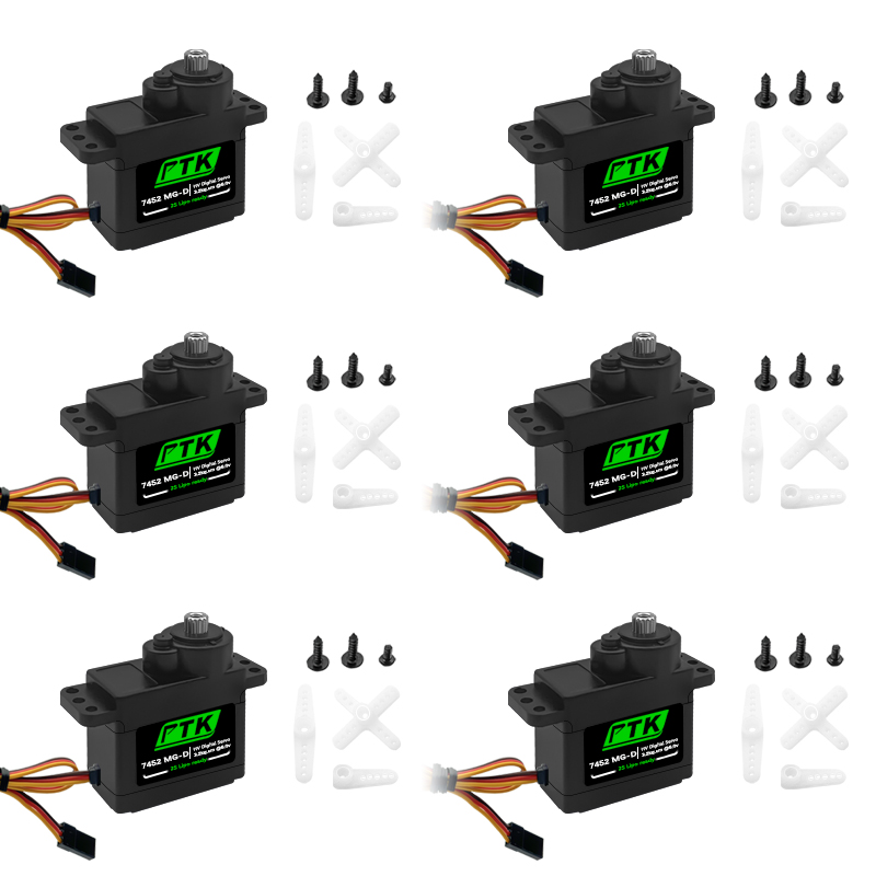 Rc Helicopter Servo - Servo Digitale PTK 7452 MG-D 9g