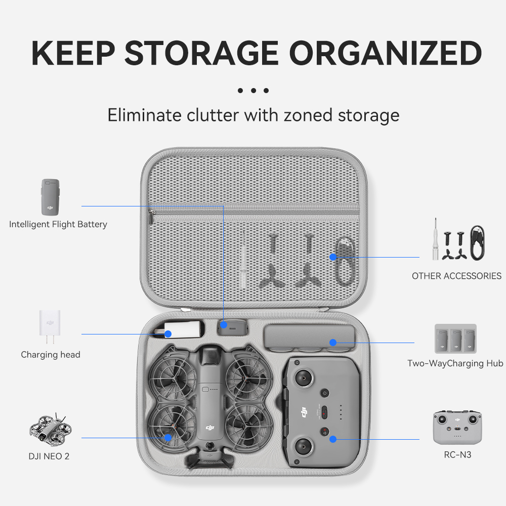 XFJI Borsa organizer da viaggi - Rc Helicopter Bag recensione e prezzo