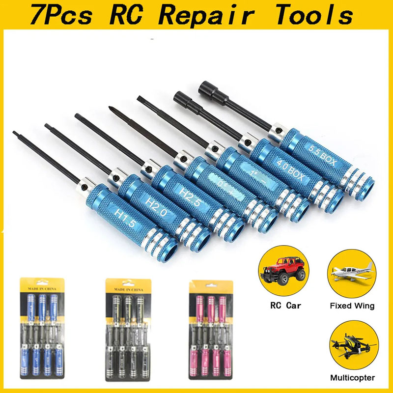 Set di 7 Cacciaviti Esagonali  - Rc Helicopter Tool Kit recensione e prezzo