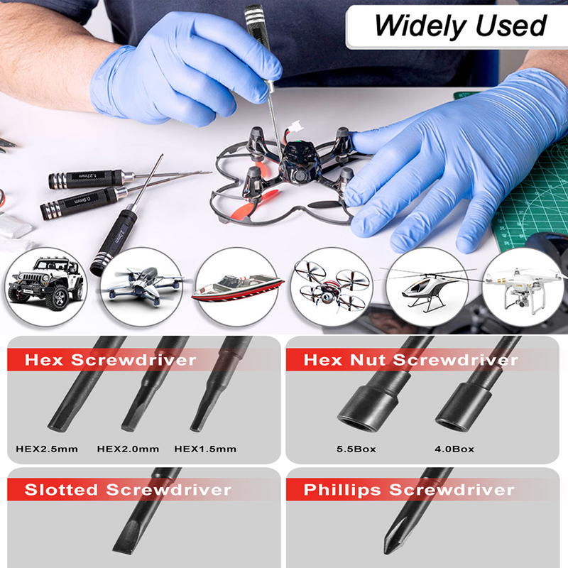 Set di 7 Cacciaviti Esagonali  - Rc Helicopter Tool Kit recensione e prezzo