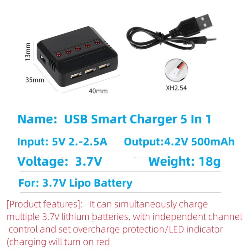 Syma X5HW X5HC X5C X5SW 3.7V 5 - Rc Helicopter Charger recensione e prezzo
