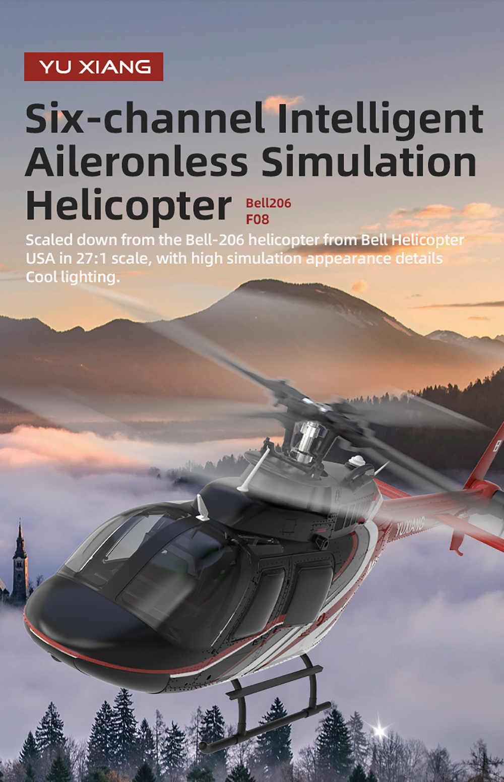 YU XIANG Aeromodello RC 2.4G 6 - Rc Helicopter Gyro recensione e prezzo