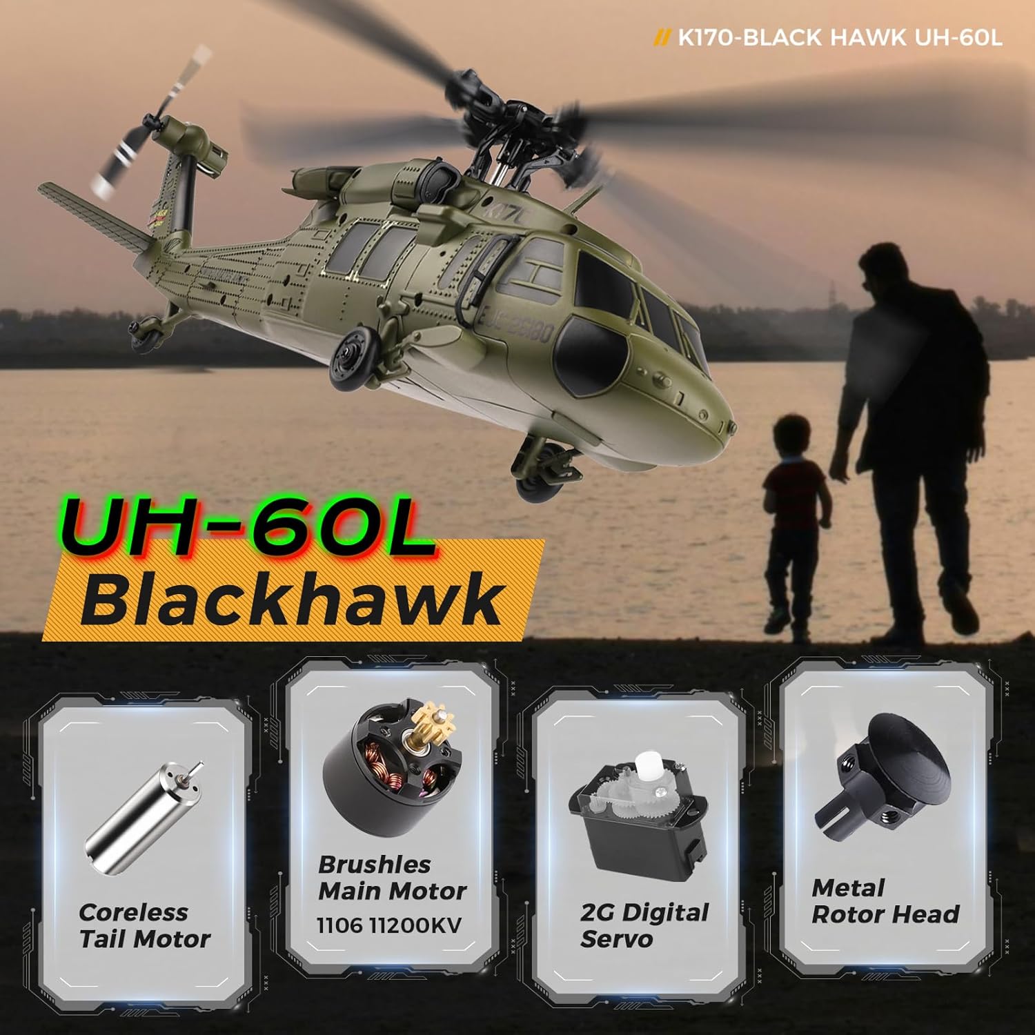 WLtoys K170 Elicottero RC brus - Rc Helicopter Gyro recensione e prezzo