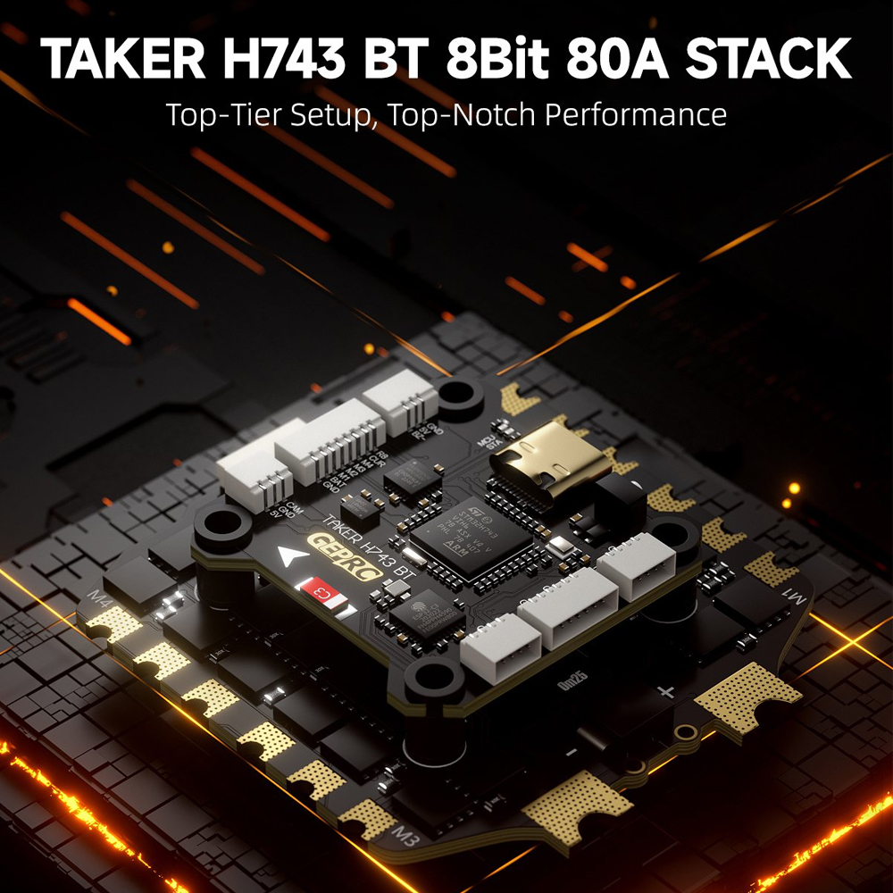 GEPRC TAKER H743 BT 8Bit 80A S - Rc Helicopter Gyro recensione e prezzo