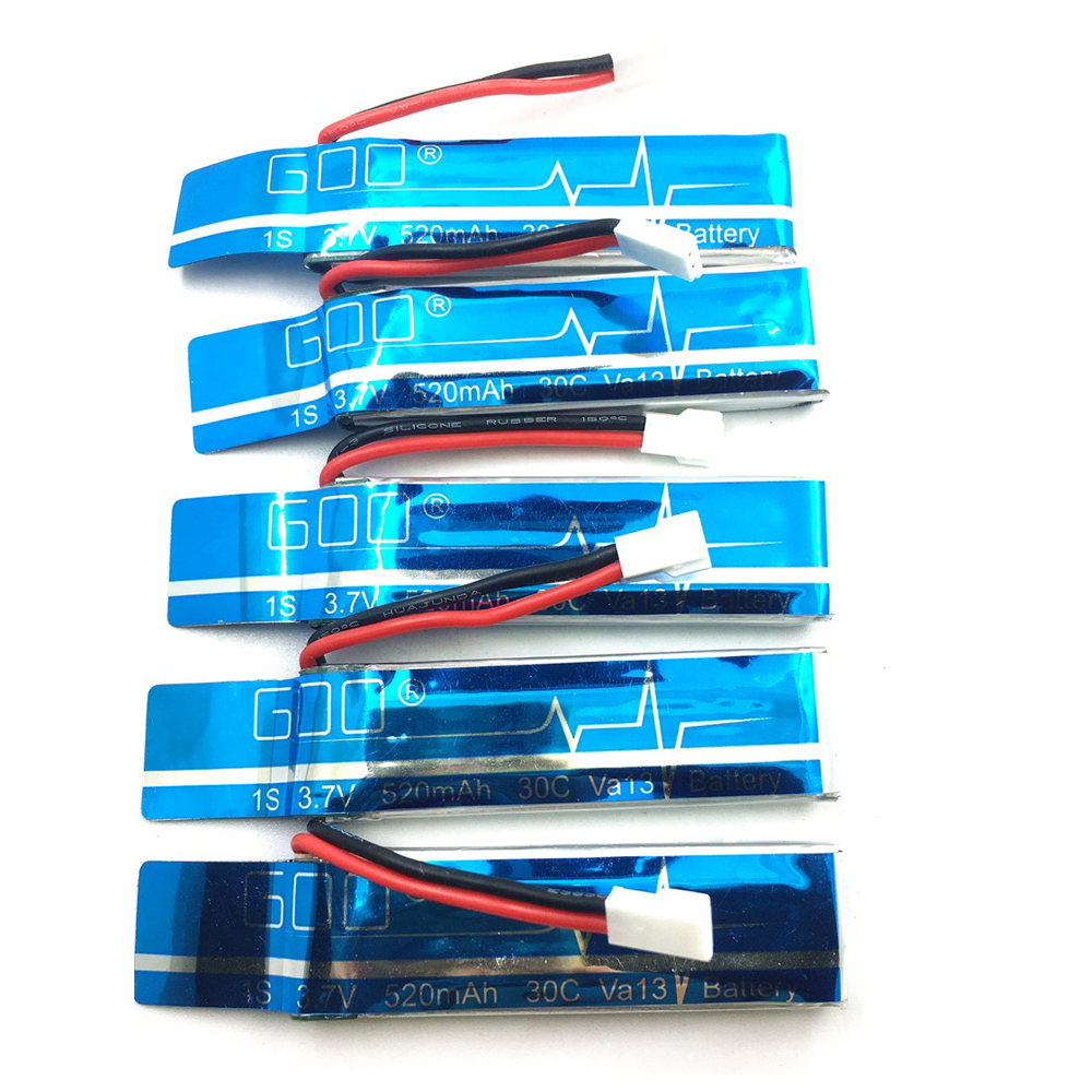 5PCS 3.7V 520mAh 30C Batteria  - Rc Helicopter Coaxial recensione e prezzo