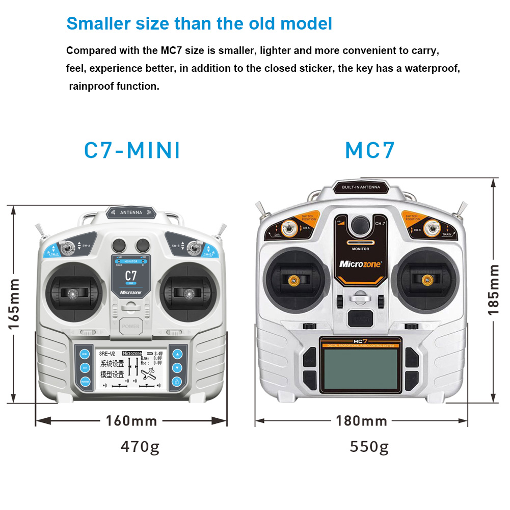 MicroZone MC7 Controller C7 MI - Rc Helicopter Mini recensione e prezzo