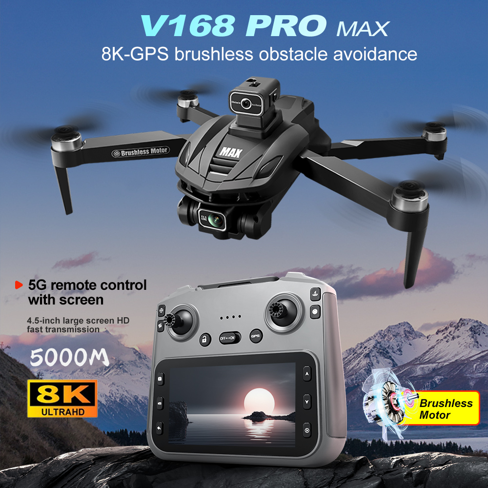 V168 PRO Max GPS Drone 8K Prof - Rc Helicopter Electric recensione e prezzo