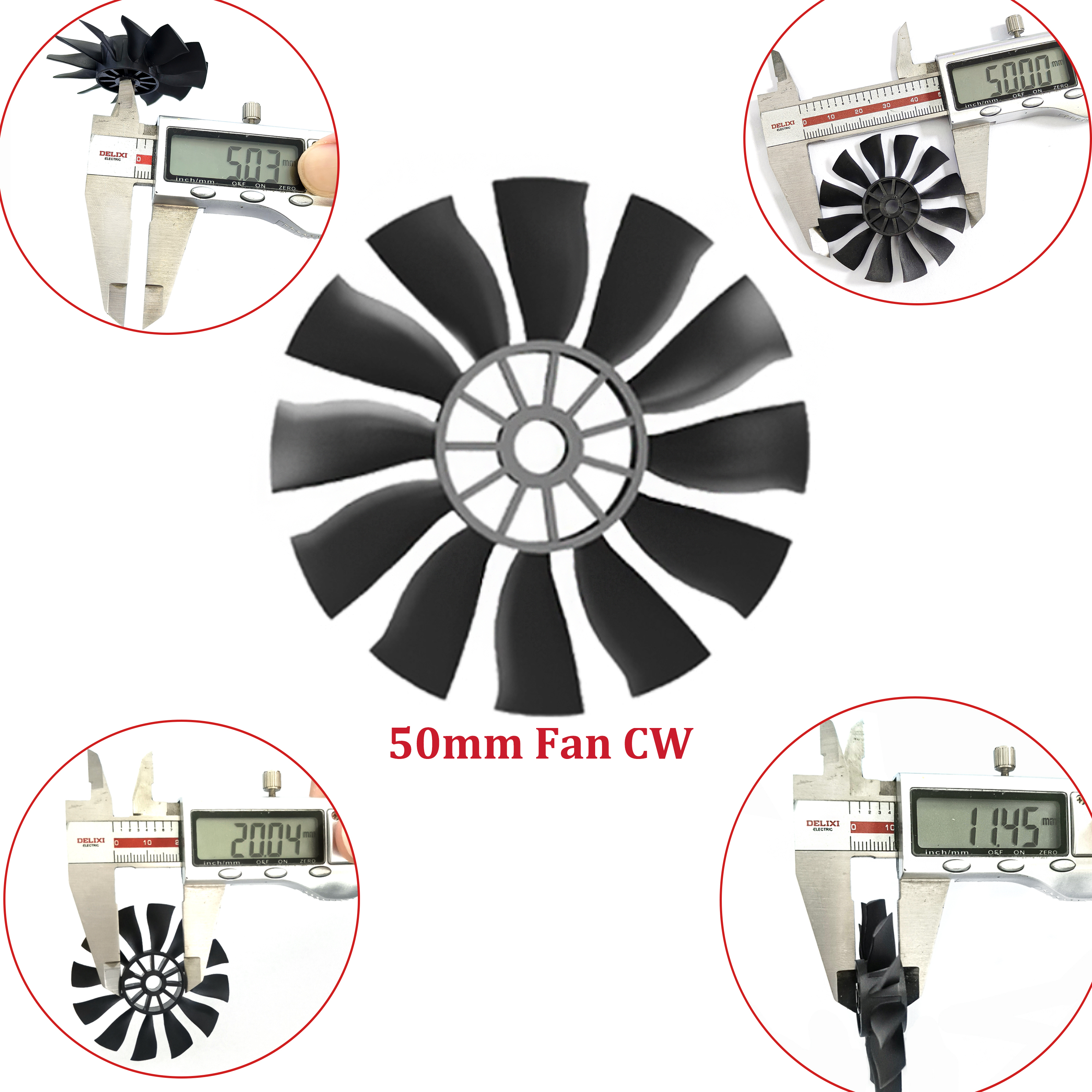 QX-MOTOR Pale per Ventola a 12 - Rc Helicopter Blade recensione e prezzo