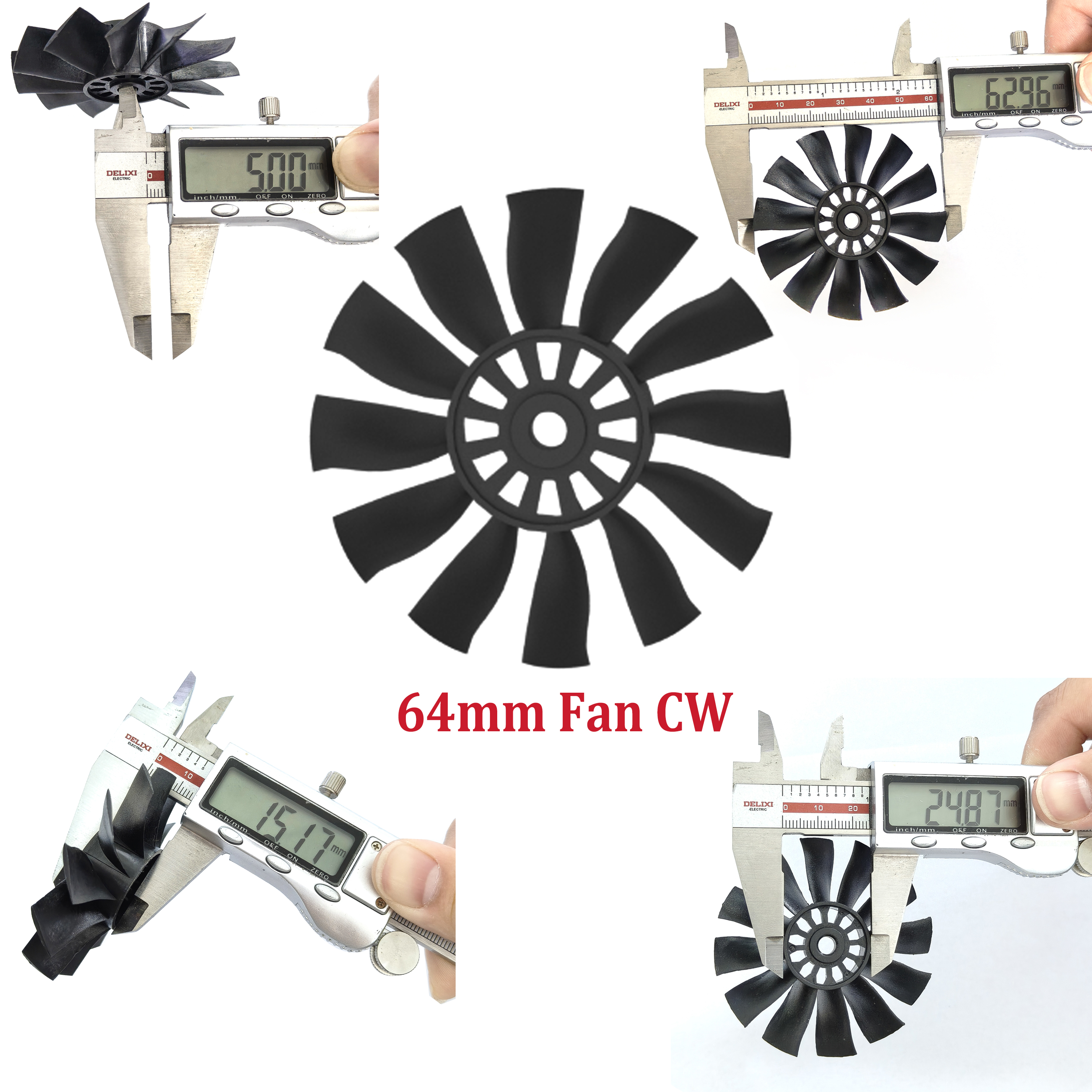 QX-MOTOR Pale per Ventola a 12 - Rc Helicopter Blade recensione e prezzo