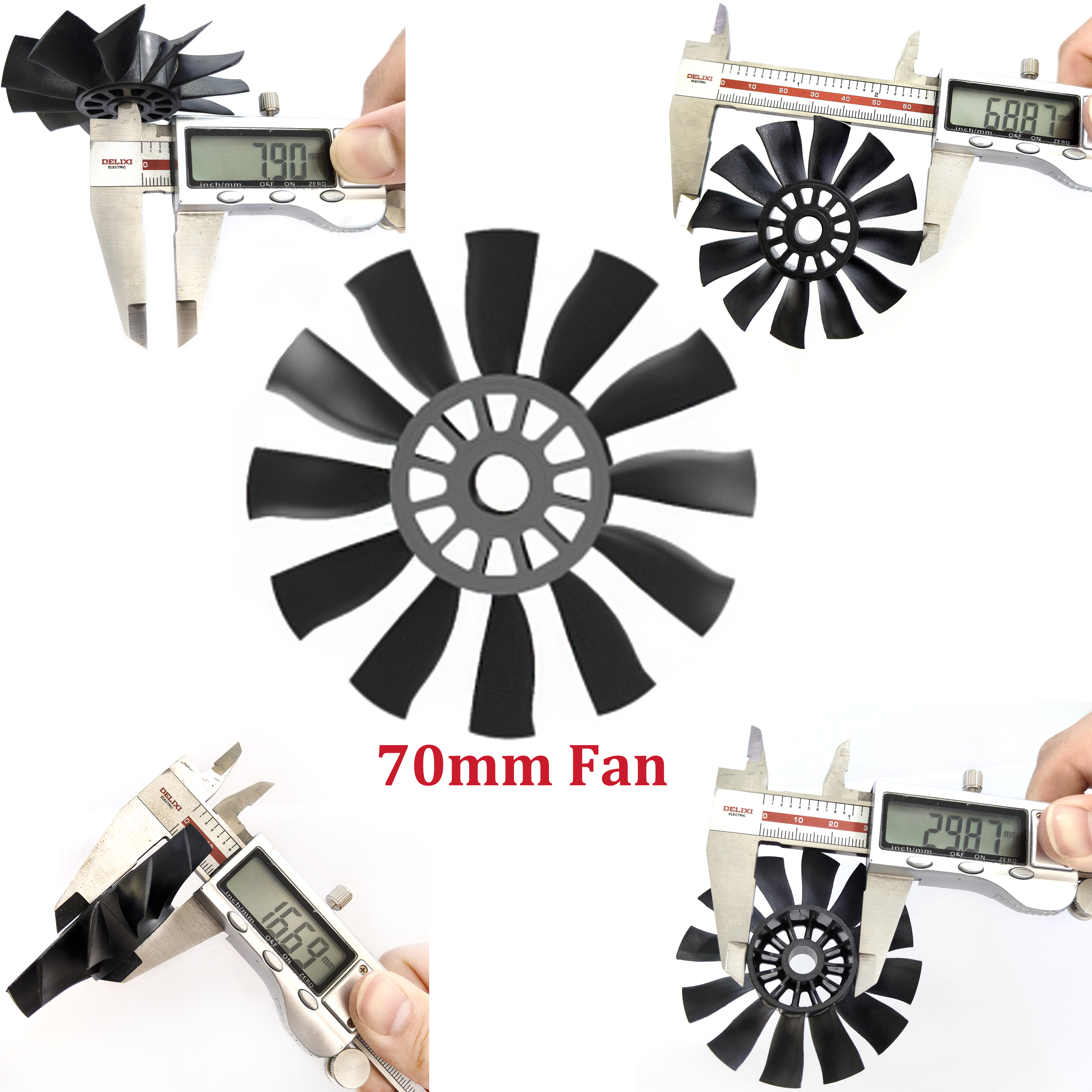 QX-MOTOR Pale per Ventola a 12 - Rc Helicopter Blade recensione e prezzo