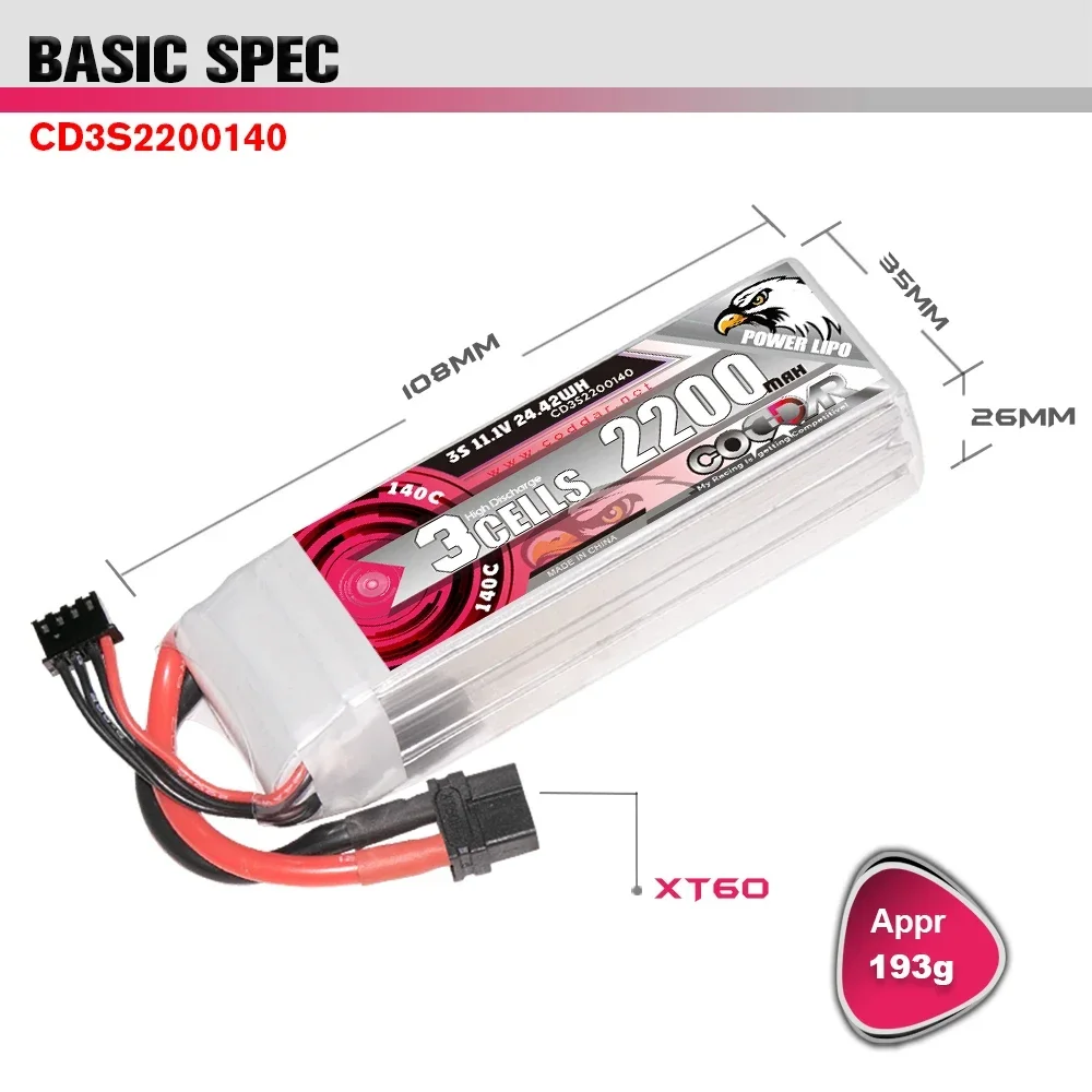 Batteria Li-po 2200mAh 3S 11.1 - Rc Helicopter Bag recensione e prezzo