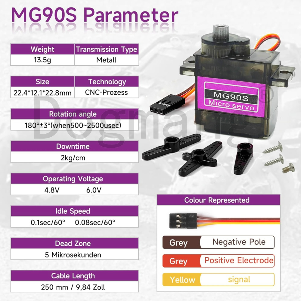 MG90S Servo 1/2/4/10/20/50 pez - Rc Helicopter Servo recensione e prezzo