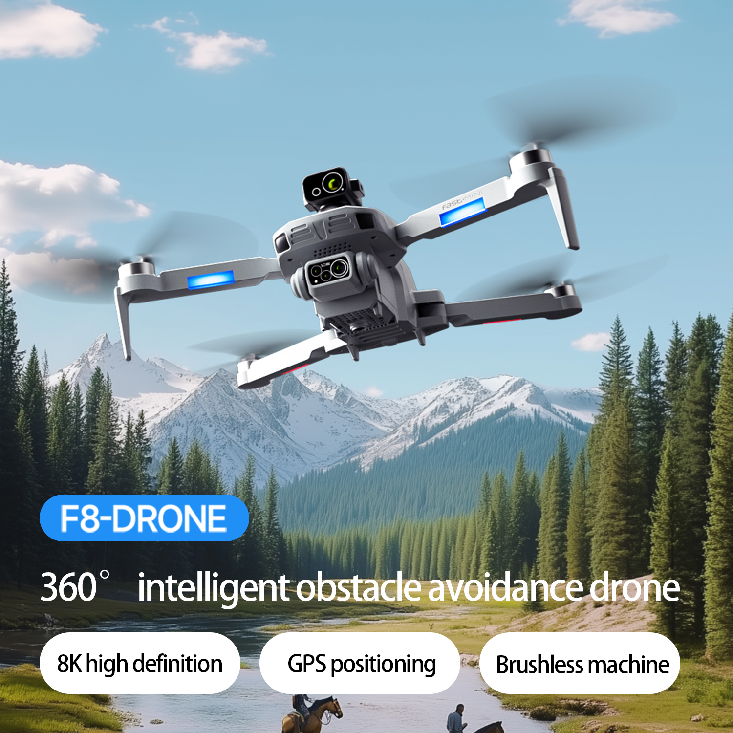 F8 MAX GPS Drone Professionale - Rc Helicopter Electric recensione e prezzo