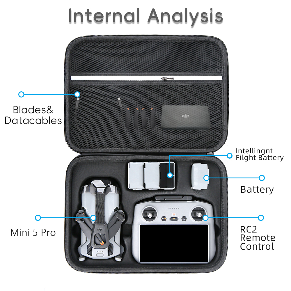 Custodia per DJI Mini 5 Pro: B - Rc Helicopter Bag recensione e prezzo