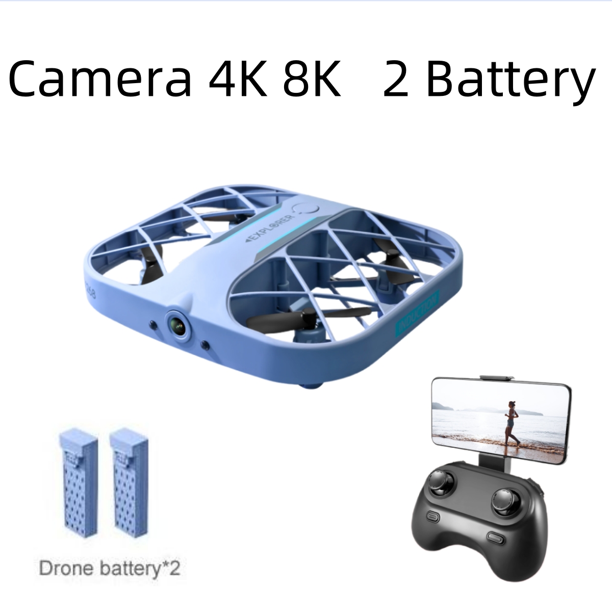 Drone RC JJRC H107 FPV con 2 B - Rc Helicopter Case recensione e prezzo