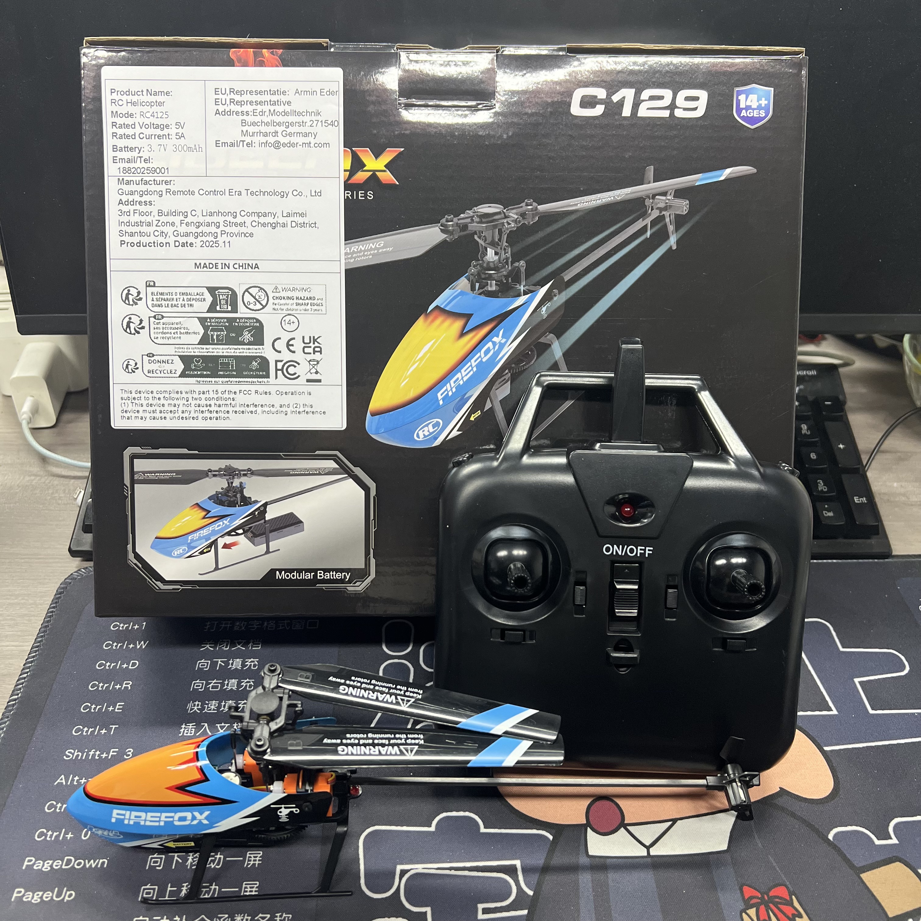 Elicottero RC ERA C129 a 4 Can - Rc Helicopter Single Rotor recensione e prezzo